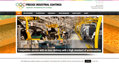 Desktop Screenshot of precisecoatings.com