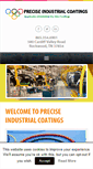 Mobile Screenshot of precisecoatings.com